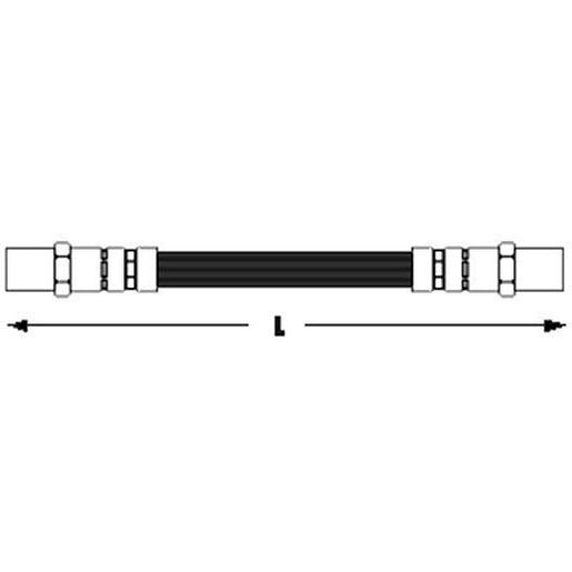Meyle Original Brake Hose Front 014 042 0010