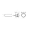 LED Autolamps Rear End Outline Marker With Fema 181RMCSB