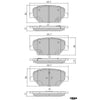 RDA Extreme Brake Pads Front RDX2429SM