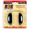 LED Autolamps Licence Plate Lamp with Black Base and 10cm