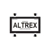 Altrex Motorbike Number Plate Cover Black Without Lines