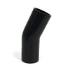 Saas Silicone 23 Degree Hose 76 x 76mm Black SSH237676