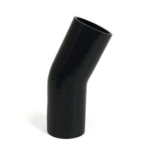 Saas Silicone 23 Degree Hose 76 x 76mm Black SSH237676