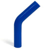Saas Silicone 45 Degree Hose 25 x 25mm Blue SSH452525E