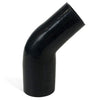 Saas Silicone 45 Degree Reducer 70 x 76mm Black SSH457076