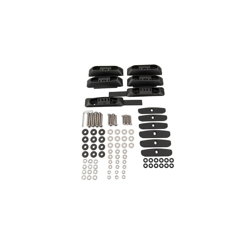 Rhino Rack RCP Base Kit Black 6 Pack RCP02BK