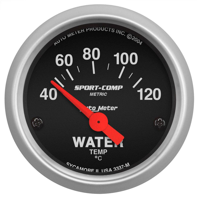 Autometer Sport-Comp 2-1/16in Water Temp Gauge 40-120C