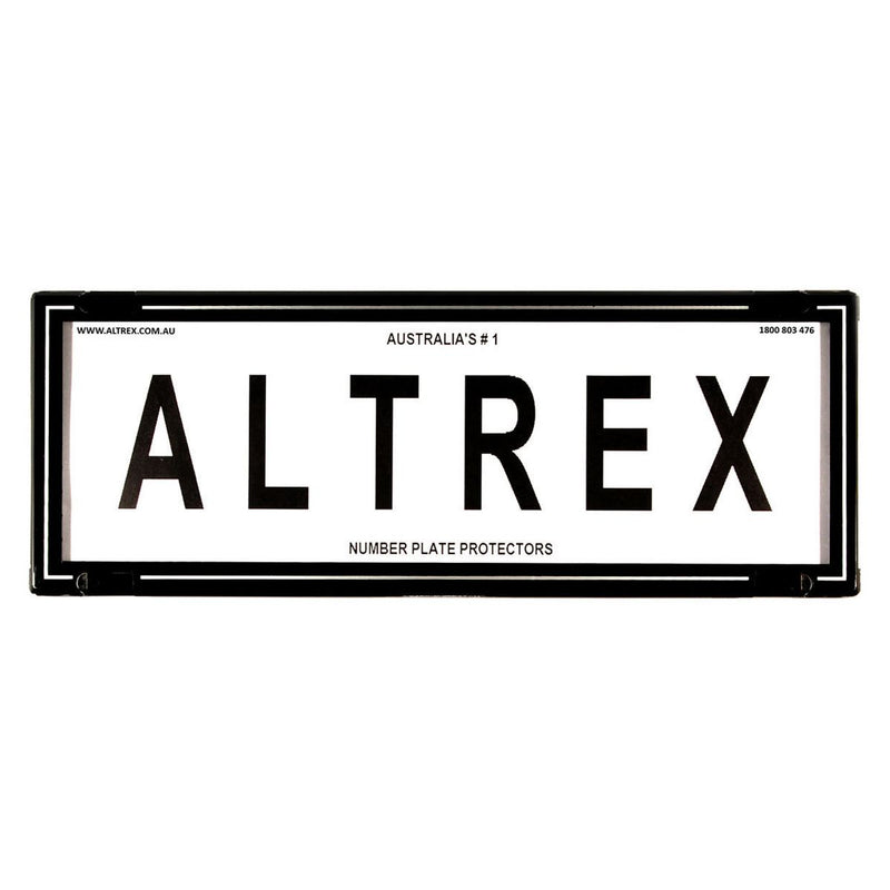 Altrex Number Plate Cover 6 Figure Black Without Lines &
