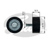 Gates Abds Idler Pulley 36741