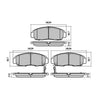 RDA GP Max Brake Pad Set Front RDB1393
