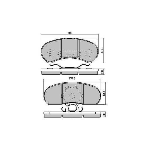 RDA Phantom Ceramic Brake Pad Set Front RDC1045