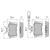 RDA GP Max Brake Pad Set Rear RDB2049