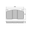 RDA Phantom Ceramic Brake Pad Set Front RDC585