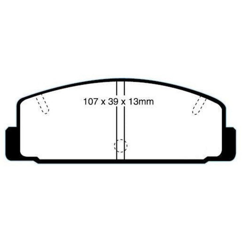 RDA Phantom Ceramic Brake Pad Set Rear RDC417