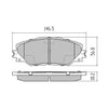 RDA GP Max Brake Pad Set Front RDB1932