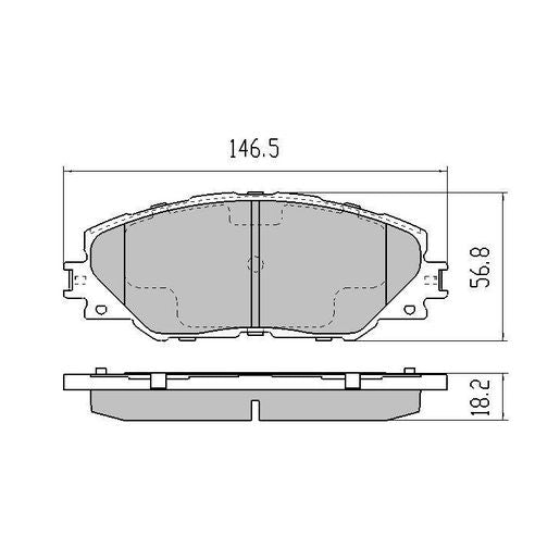 RDA GP Max Brake Pad Set Front RDB1932