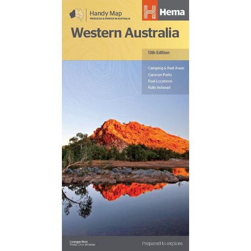 Hema Maps Western Australia Handy Map 13th Edition