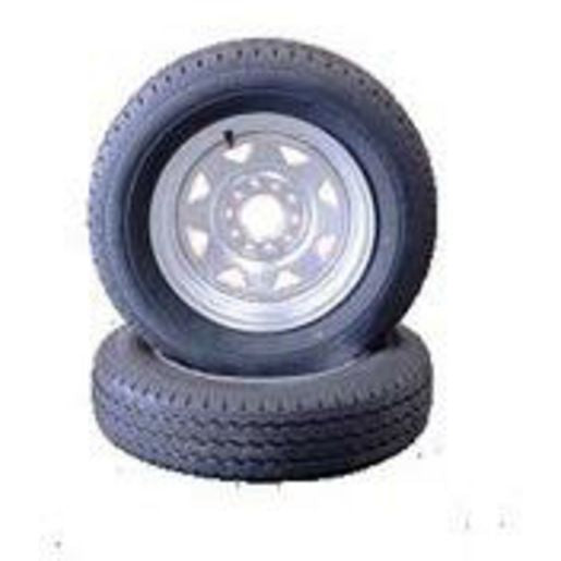 Ark 15in Landcruiser Stud Pattern Wheel & Tyre Galvanised