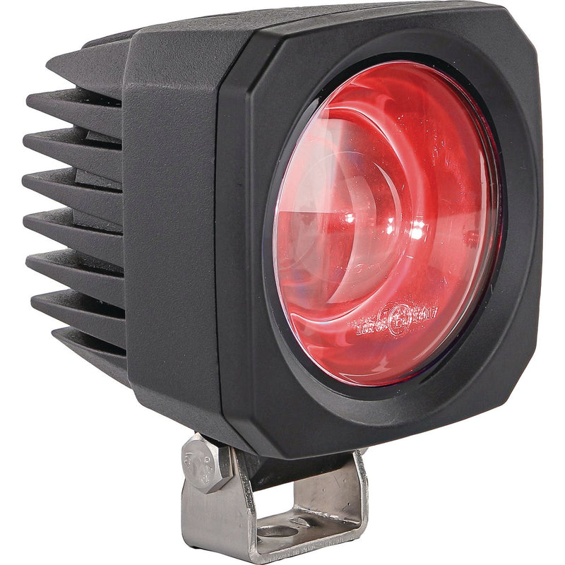 LED Autolamps Red Forklift Lamp Square Beam FLT02