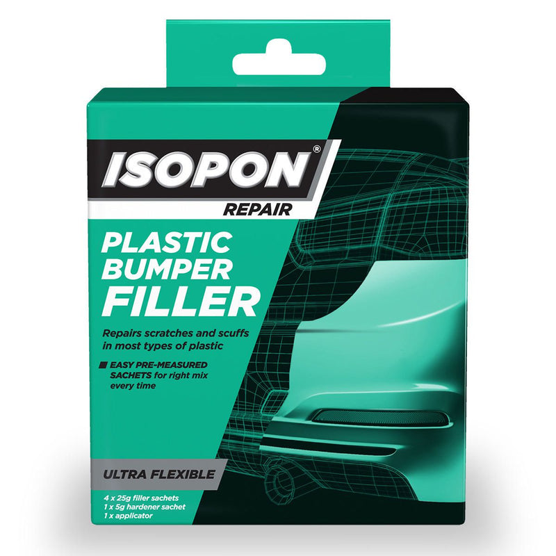 Isopon Plastic Bumper Filler Mini Scratch Repair Kit 105g
