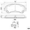 RDA Phantom Ceramic Brake Pad Set Front RDC2441