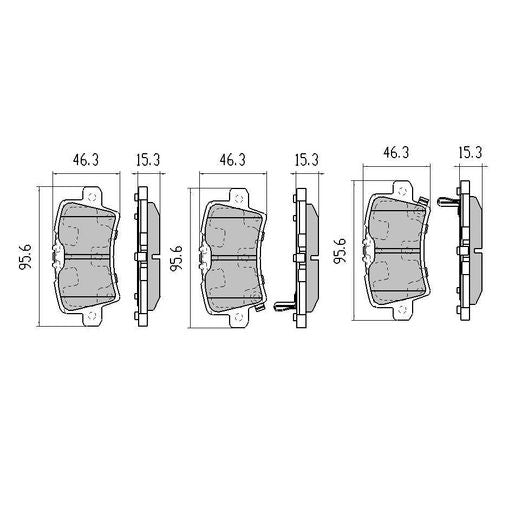 RDA Phantom Ceramic Brake Pad Set Rear RDC2140