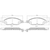 RDA GP Max Brake Pad Set Front RDB2384