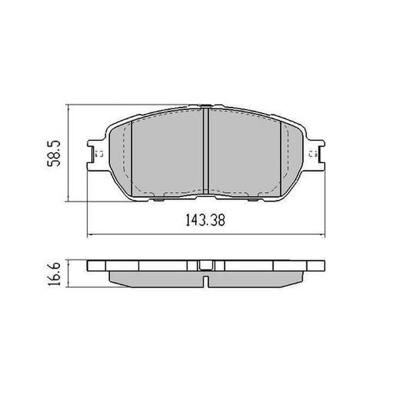 RDA Phantom Ceramic Brake Pad Set Front RDC1519