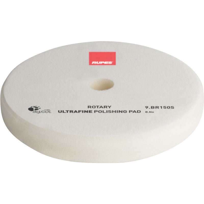 Rupes Bigfoot Rotary Foam Polishing Pad White Ultra Fine