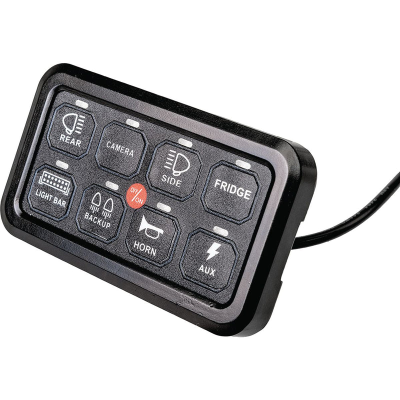 Thunder 8-Way Touch Switch Panel - Blue Illumination