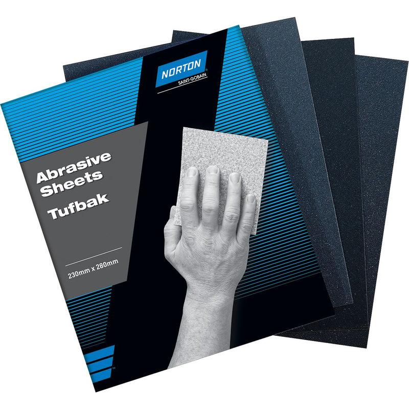 Norton Sand Paper Tufbak 230 X 280mm 240 Grit 77696096822