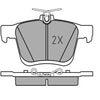Meyle Brake Pad Set 025 250 0816/PD