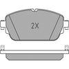 Meyle Original Brake Pad Set Front 025 220 3219