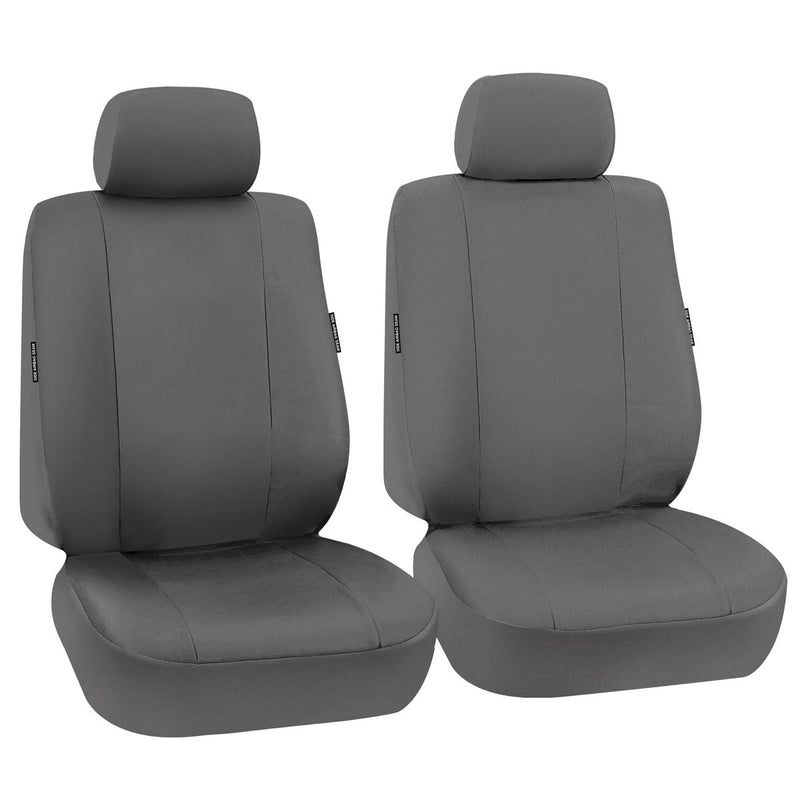 True Fit Tailored Fit Front Car Seat Covers Canvas, Grey