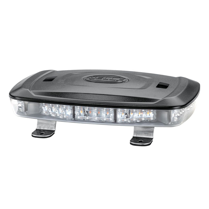 Hella 12/24V Micro Light Bar, Amber LED/Clear Lens,