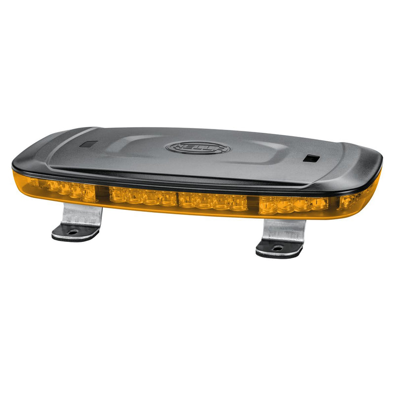 Hella 12/24V Mini Light Bar, Amber LED/Amber Lens,