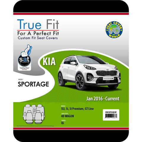 True Fit Tailored Fit Front & Rear Car Seat Covers