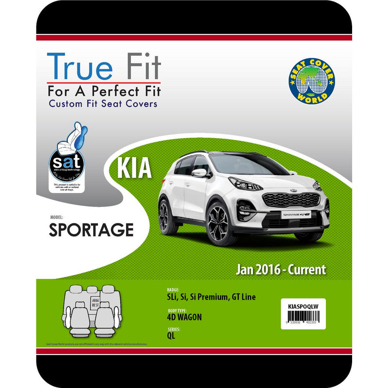 True Fit Tailored Fit Front & Rear Car Seat Covers