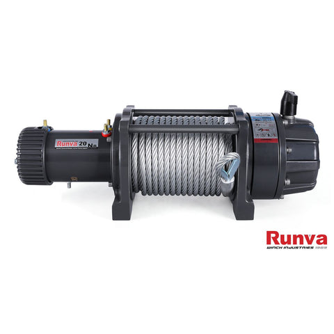 Runva EWB20000 Premium 4X4 Winch 12V 20000lb W/Steel