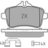 Meyle Original Brake Pad Set Rear 025 252 1518
