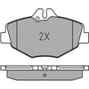 Meyle Brake Pad Set 025 237 4320-1/PD