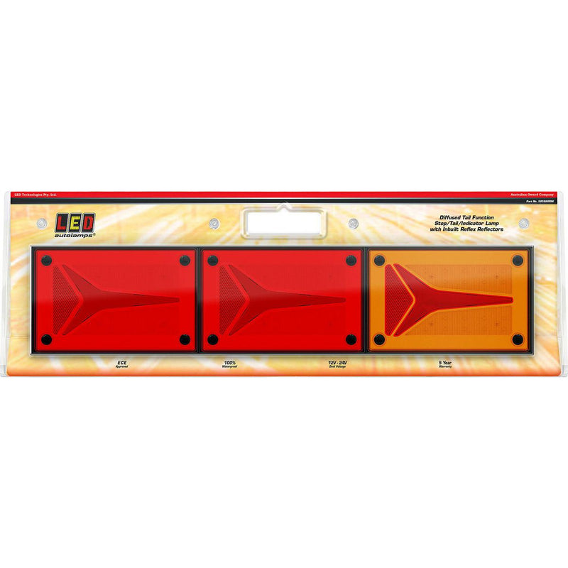 LED Autolamps Stop/Tail/Indicator LED Light 12-24V