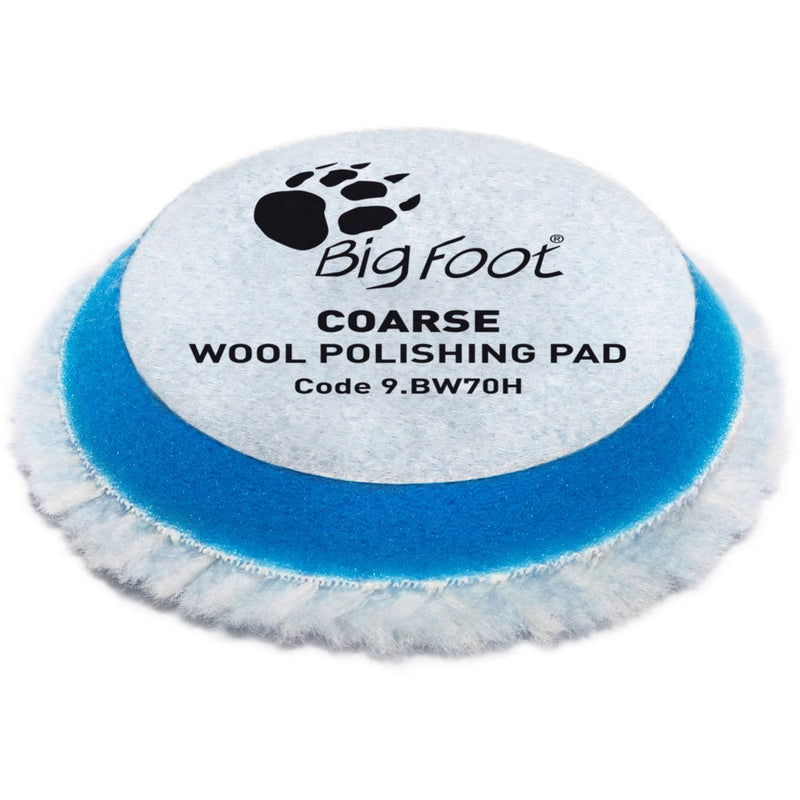 Rupes Bigfoot Nano Blue Coarse Wool Polishing Pad Blue