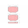 TRW Brake Pad Set GDB1575