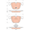 TRW Brake Pad Set GDB1857