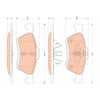 TRW Cotec Brake Pad Set Front GDB1752