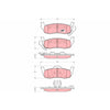TRW Cotec Brake Pad Set GDB4137