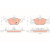 TRW Cotec Brake Pad Set Front GDB1351