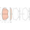 TRW Cotec Brake Pad Set Front GDB3401