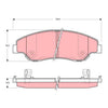 TRW Dtec Brake Pad Set GDB3241DT